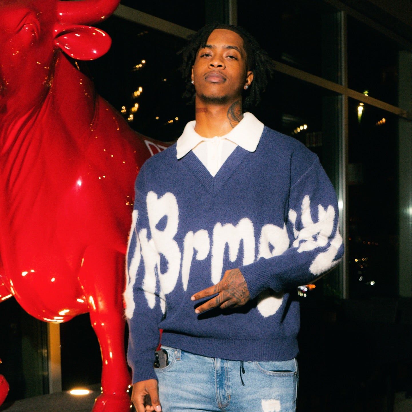 Luken Contrast Polo Kazak