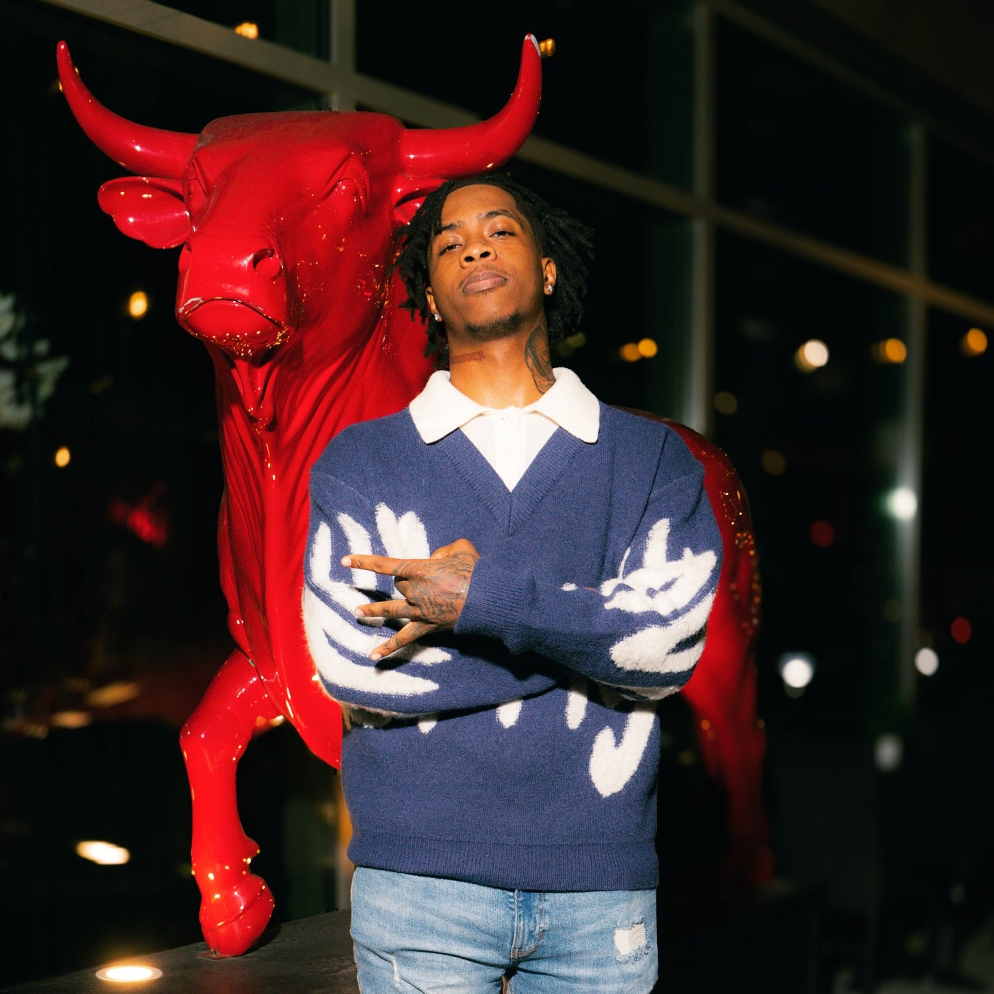 Luken Contrast Polo Kazak